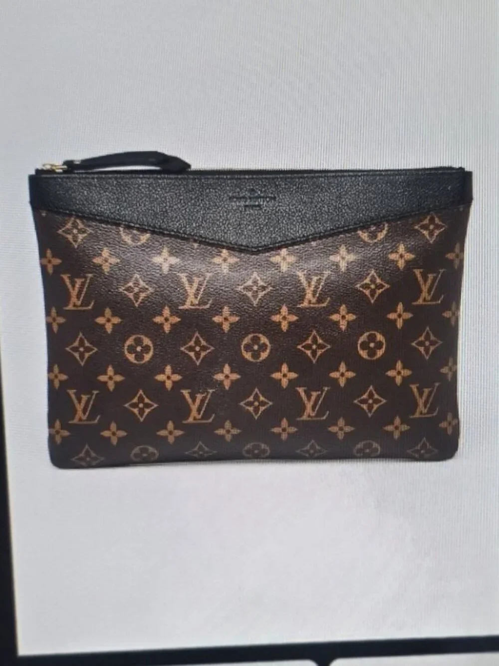 Louis Vuitton Black Monogram Canvas Daily Pouch.